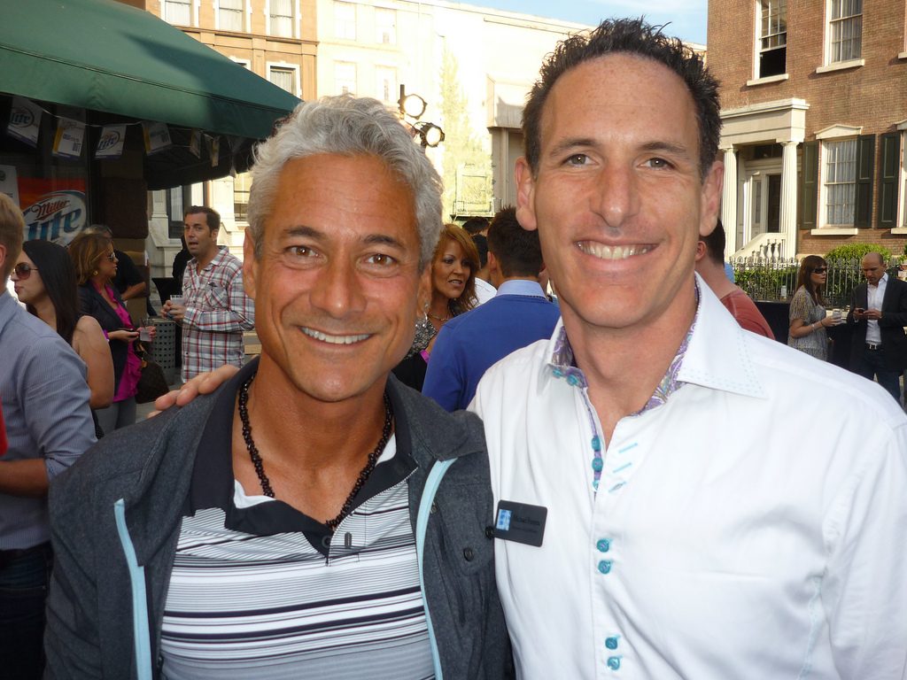 Greg Louganis and Michael Ferrera