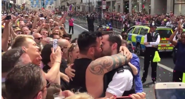 Policeman Proposed To Boyfriend at Gay Pride But Wish He Hadn’t