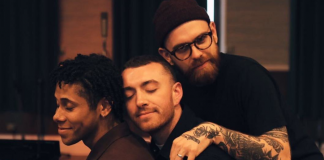 Sam Smith and his band