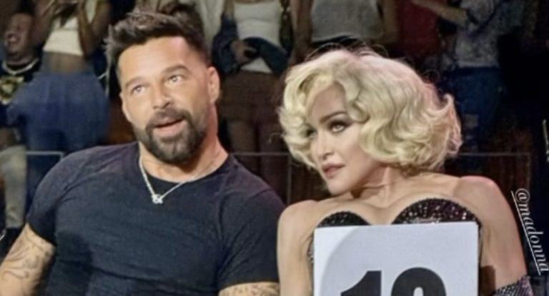 Ricky Martin Got a Boner At Madonna’s Show and We Get Why