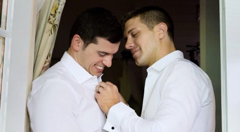 Gay TV Champs Mark 8 Years of Marriage Bliss