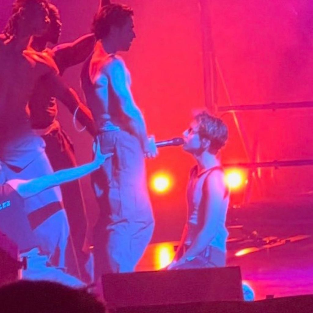 Troye Sivan on His Knees in Bold Tour Opening