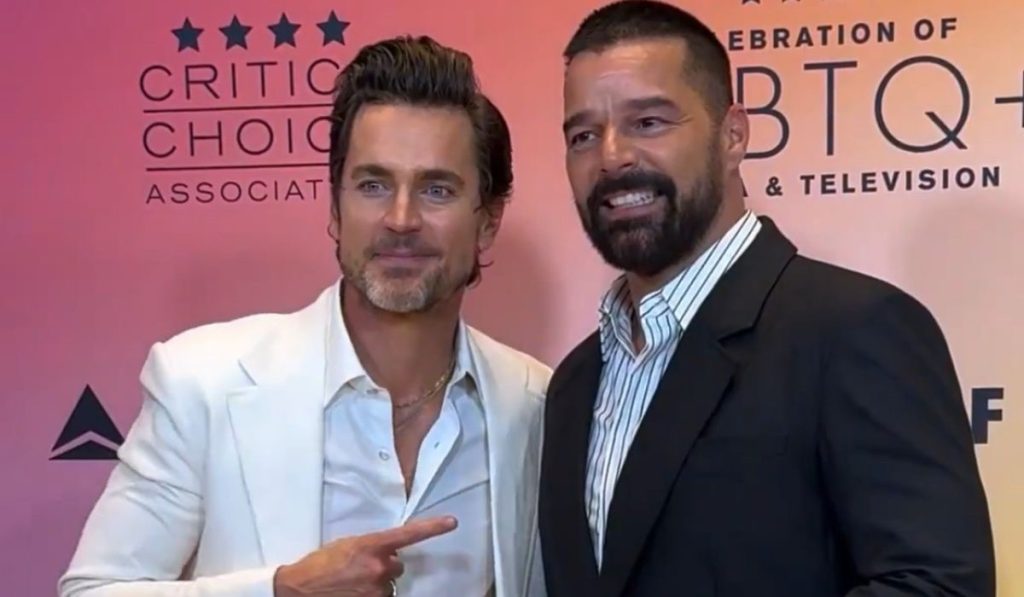 Matthew Ricky Martin Matt Bomer & Ricky Martin Light Up CCA LGBTQ+ Gala