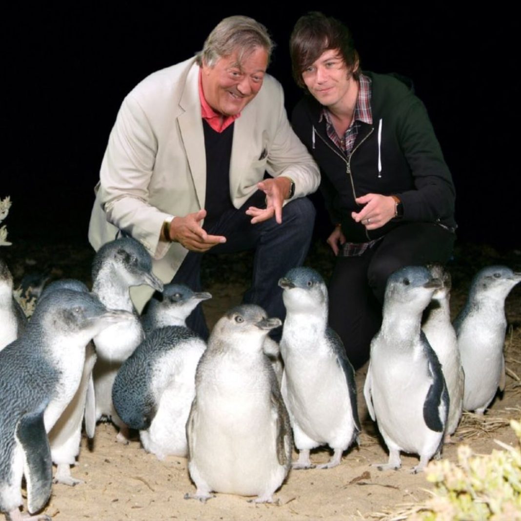 Stephen Fry s Private World With Husband Elliott Spencer
