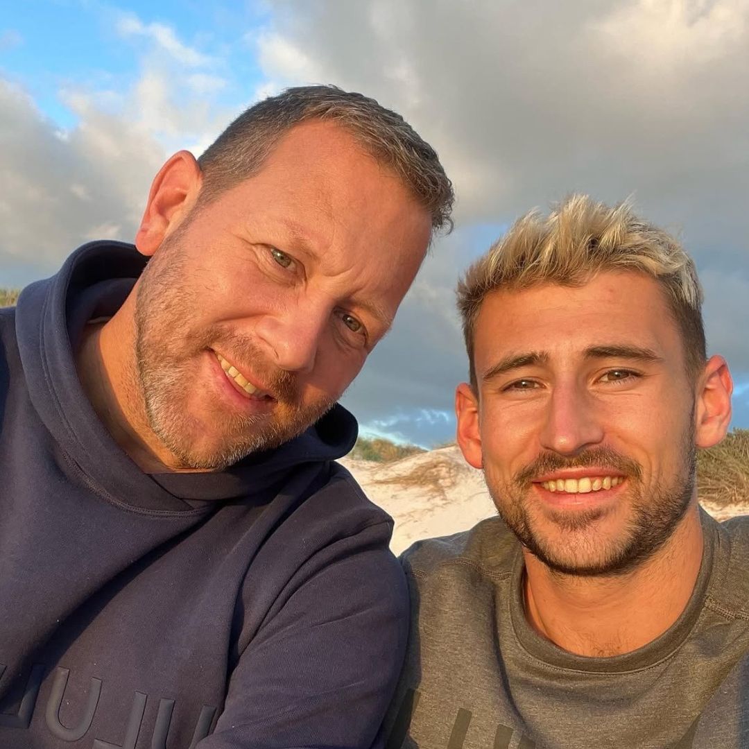 Jake with his boyfriend of 5 years. Instagram: @jakewilliamson