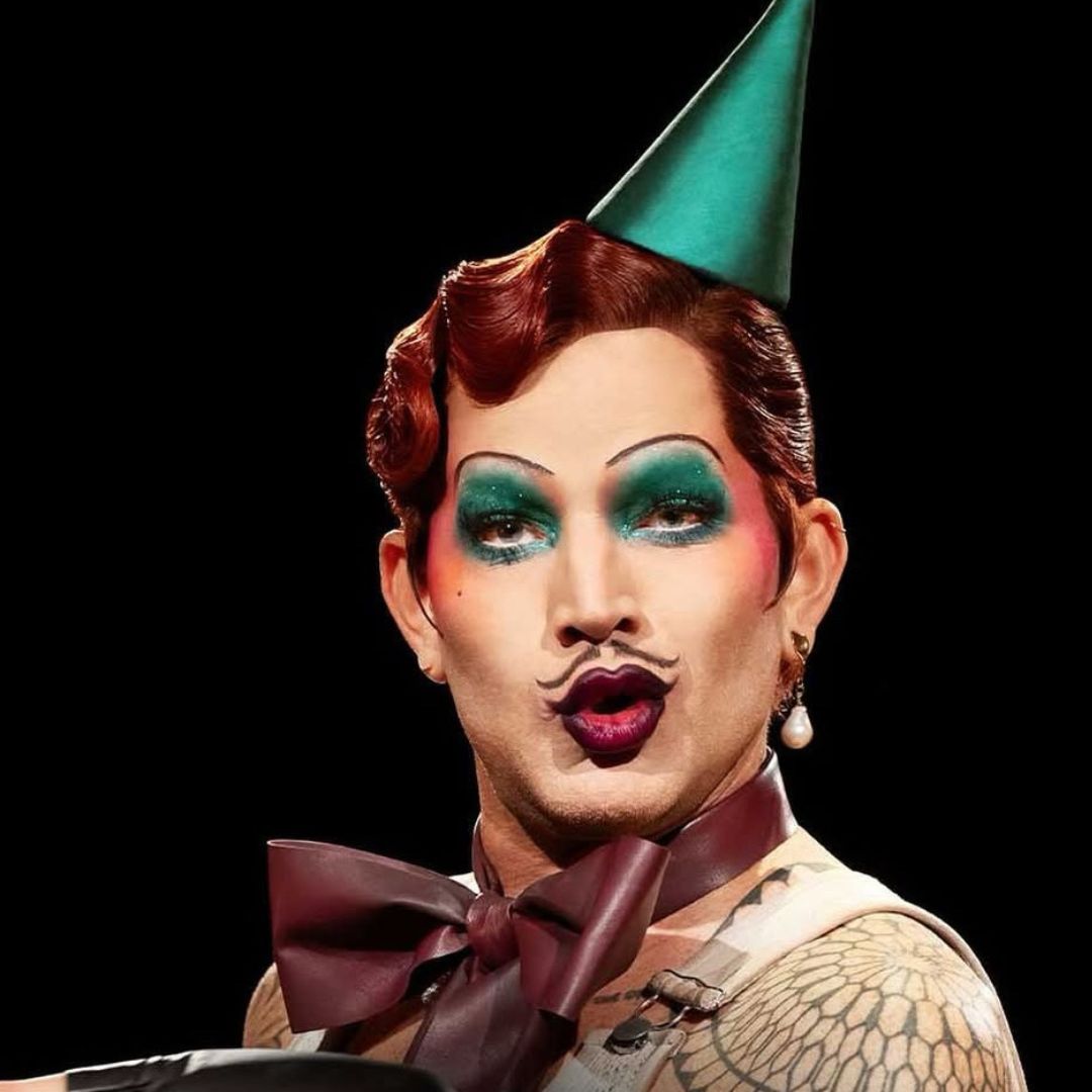 Adam in Cabaret. Instagram: @adamlambert