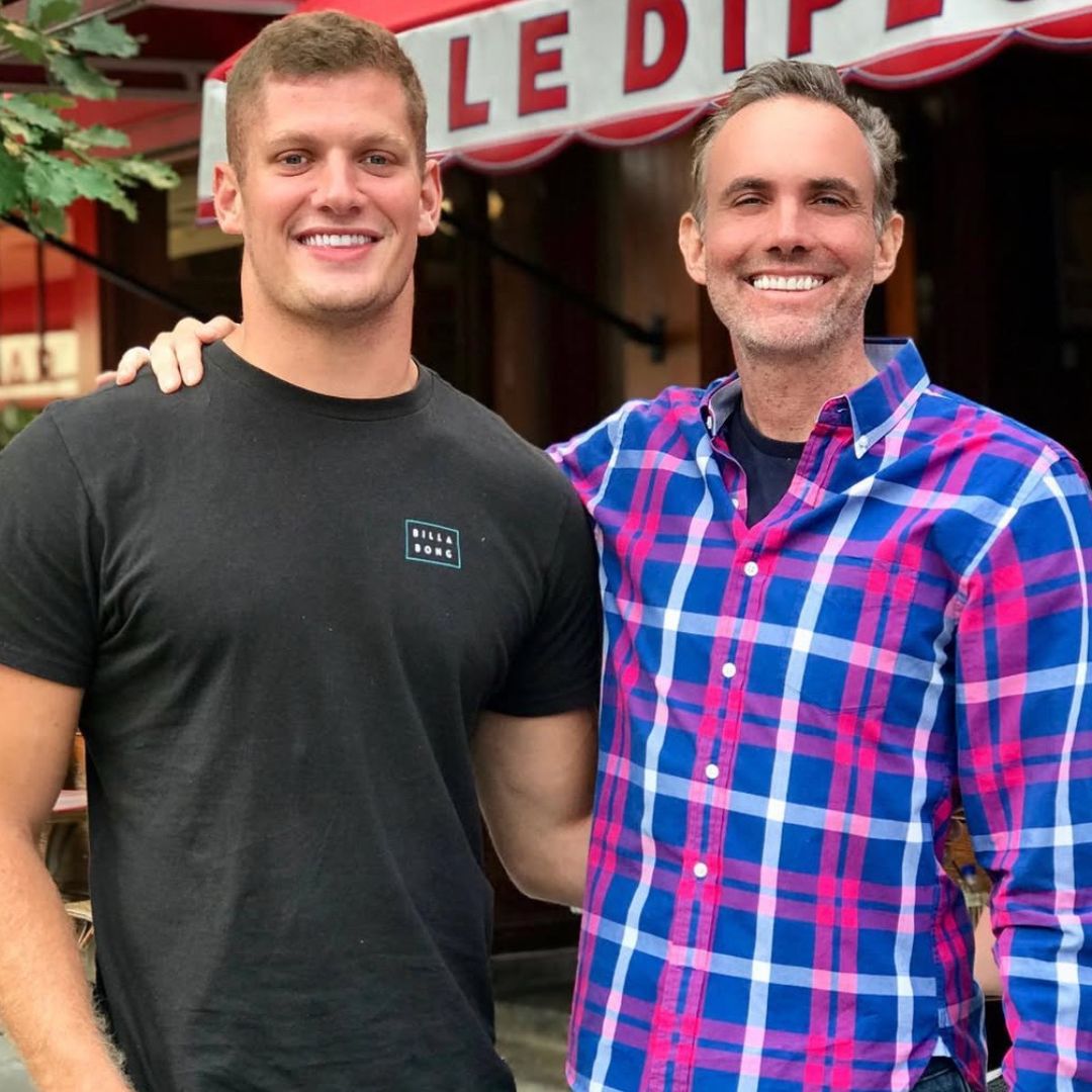 Carl with Uncle Bill. Instagram: @carlnassib