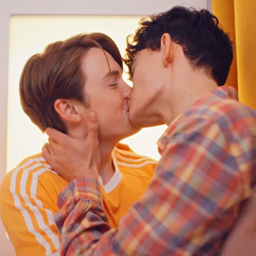 Connor with Heartstopper costar Joe Locke. Instagram: @netflix