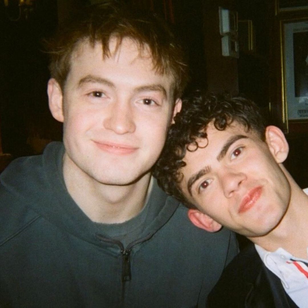 Kit with Heartstopper co-star Joe Locke. Instagram: @kit.connor 