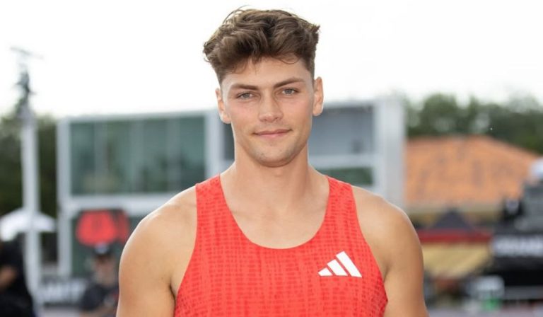 Gay Track Star Trey Cunningham Wins Big & Blows Kisses