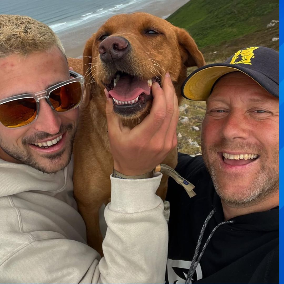 Jake’s two favorite people. Instagram: @jakewilliamson