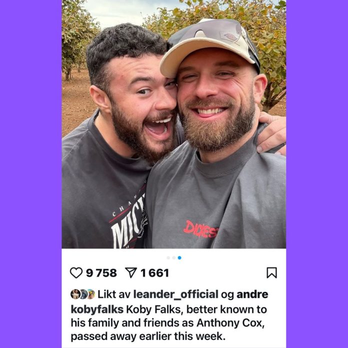 Gay Adult Star Koby Falks Dies, Posted Emotional Message