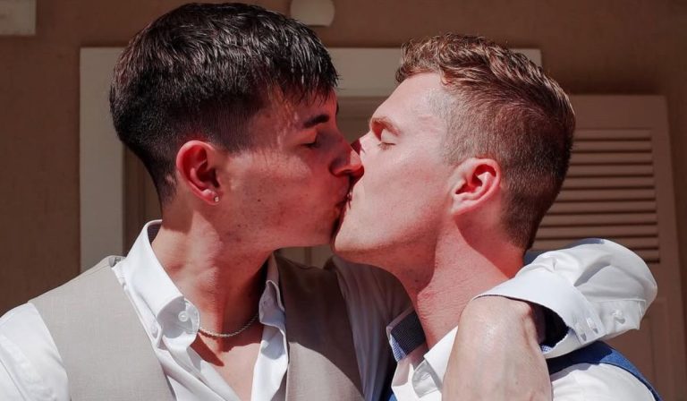 Columbus High School Sweethearts Tie the Knot on a Greek Island