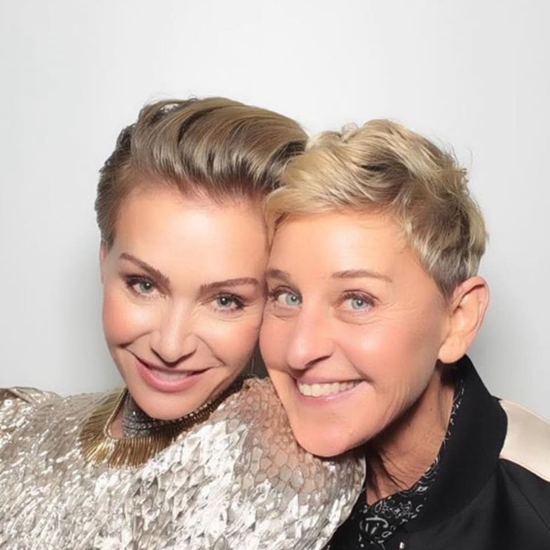 Ellen with wife Portia de Rossi