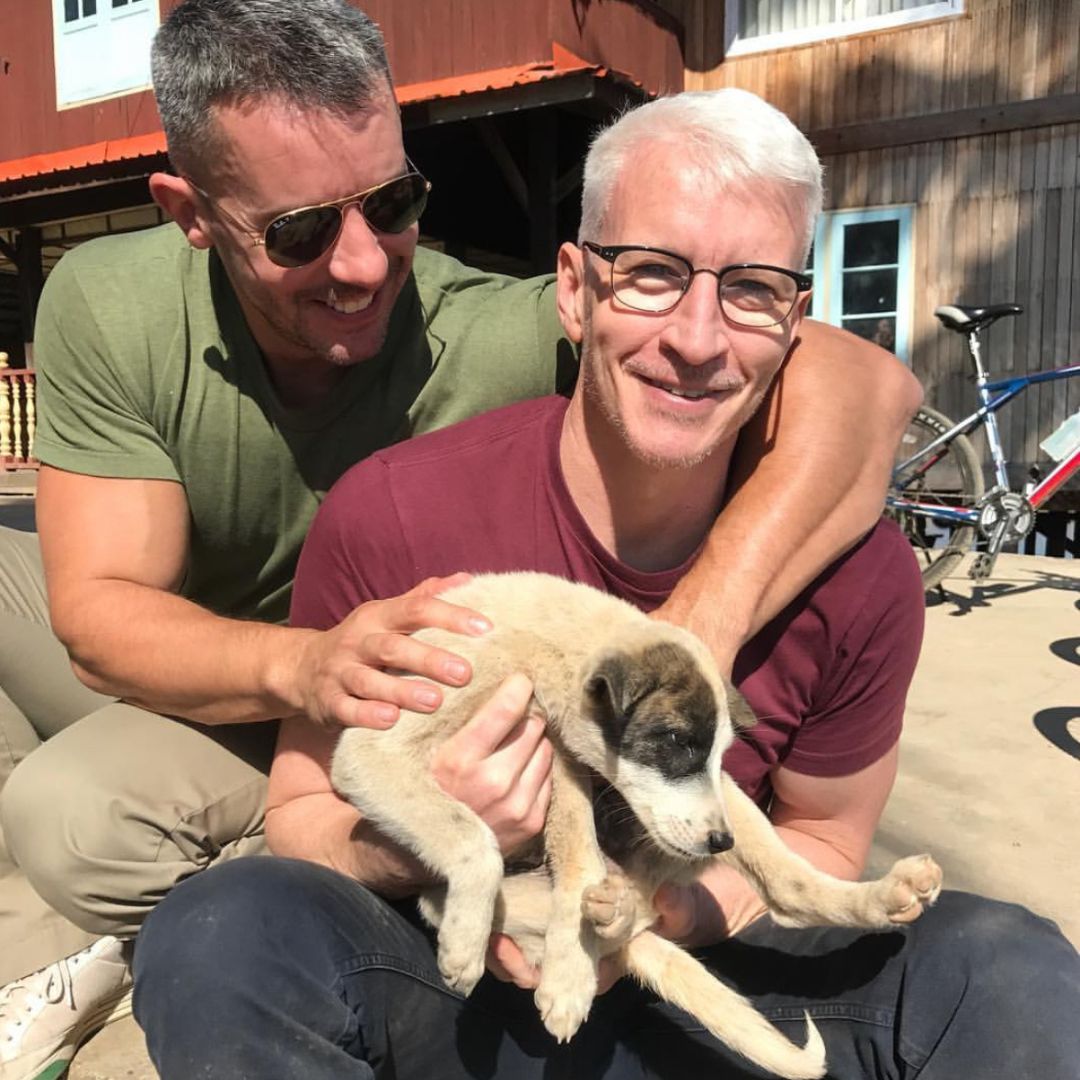 Anderson with former boyfriend Benjamin Maisaniin. Instagram: @andersoncooper
