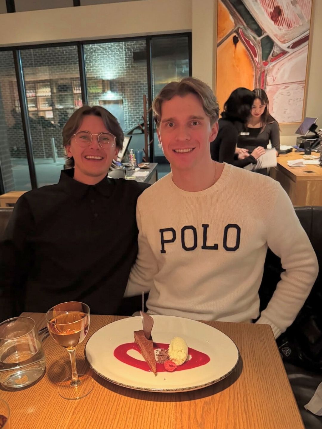 Conor with boyfriend Dylan Beyer