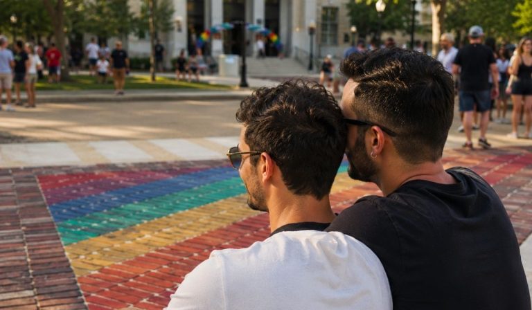 Rainbow Crosswalk Bricks Find a New Home in Gainesville