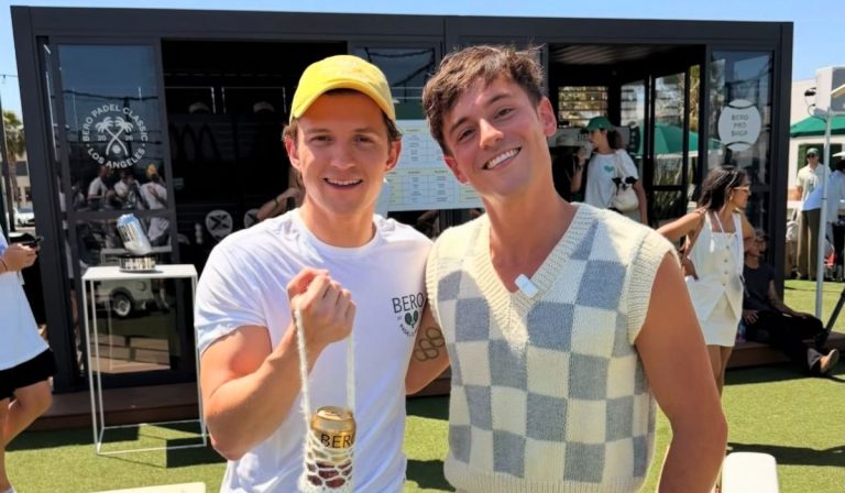 Tom Daley’s courtside crochet moment with Tom Holland sparked an unexpected connection