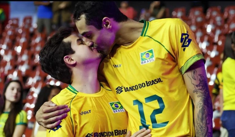 Brazil’s Gay Volleyball Stars Celebrate as Douglas Souza Marries His Longtime Love