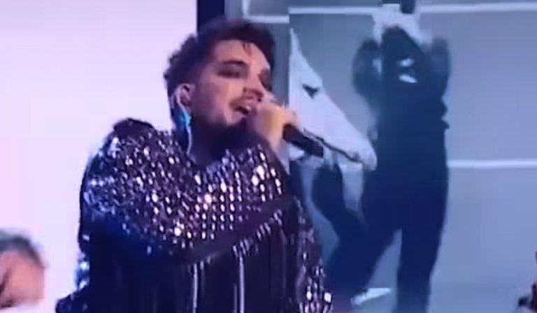 Adam Lambert Walked Out Unannounced — Then Sang George Michael’s “Freedom! ’90”