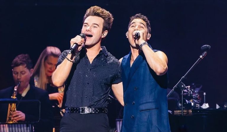 Chris Colfer Surprises Darren Criss Onstage for a Glee Duet Nearly 16 Years Later