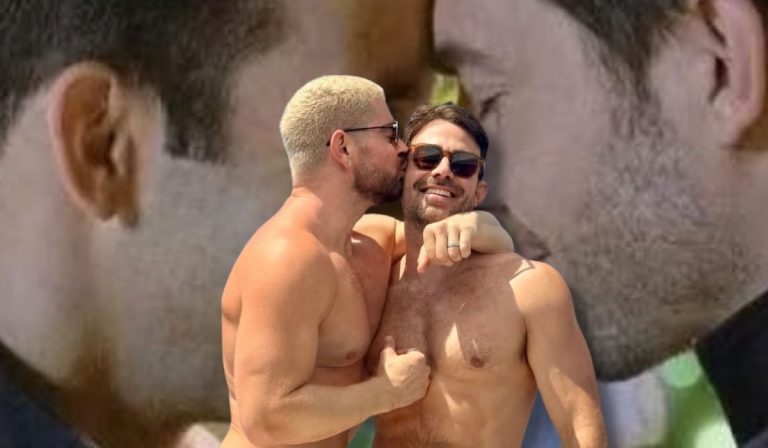 Jonathan Bennett Was Filming a Kiss. Then the Crew Gathered to Watch History.